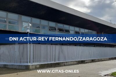 Cita Previa DNI Actur-Rey Fernando/Zaragoza