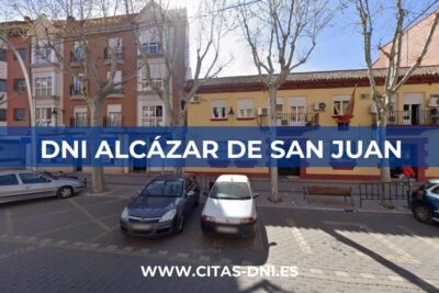 Cita Previa DNI Alcázar de San Juan