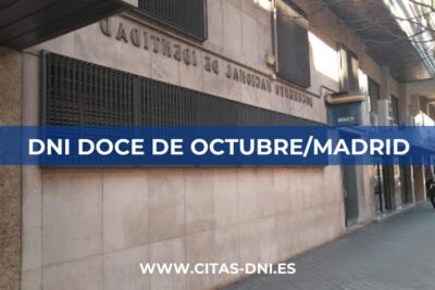 Cita Previa DNI Doce de Octubre/Madrid