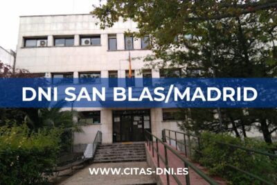 Cita Previa DNI San Blas/Madrid
