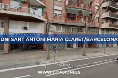 Cita Previa DNI Sant Antoni Maria Claret/Barcelona